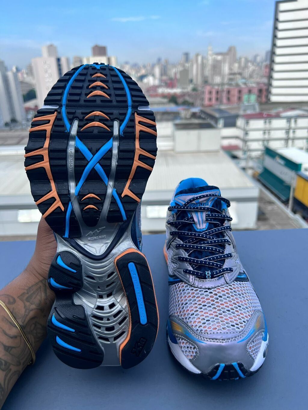 Mizuno Wave Prophecy 1 Azul Bebê