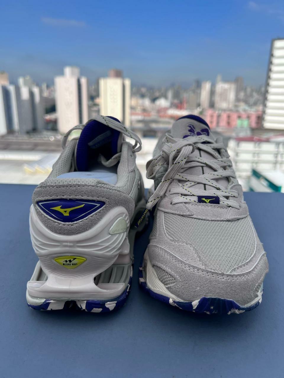 Mizuno Wave Prophecy LS Bege e Azul