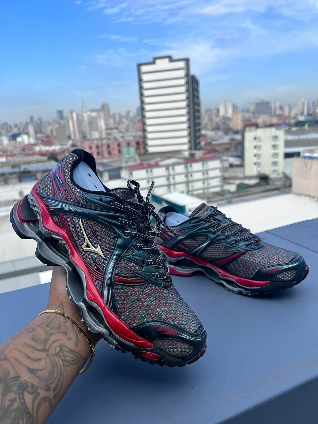 Mizuno Wave Prophecy 1 Vermelho