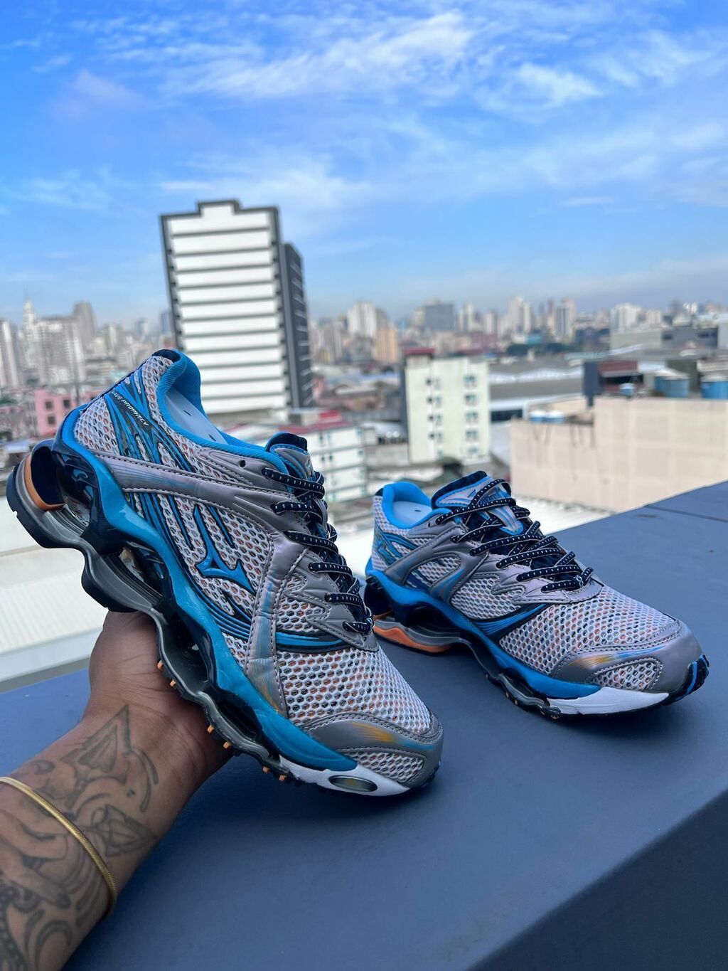 Mizuno Wave Prophecy 1 Azul Bebê