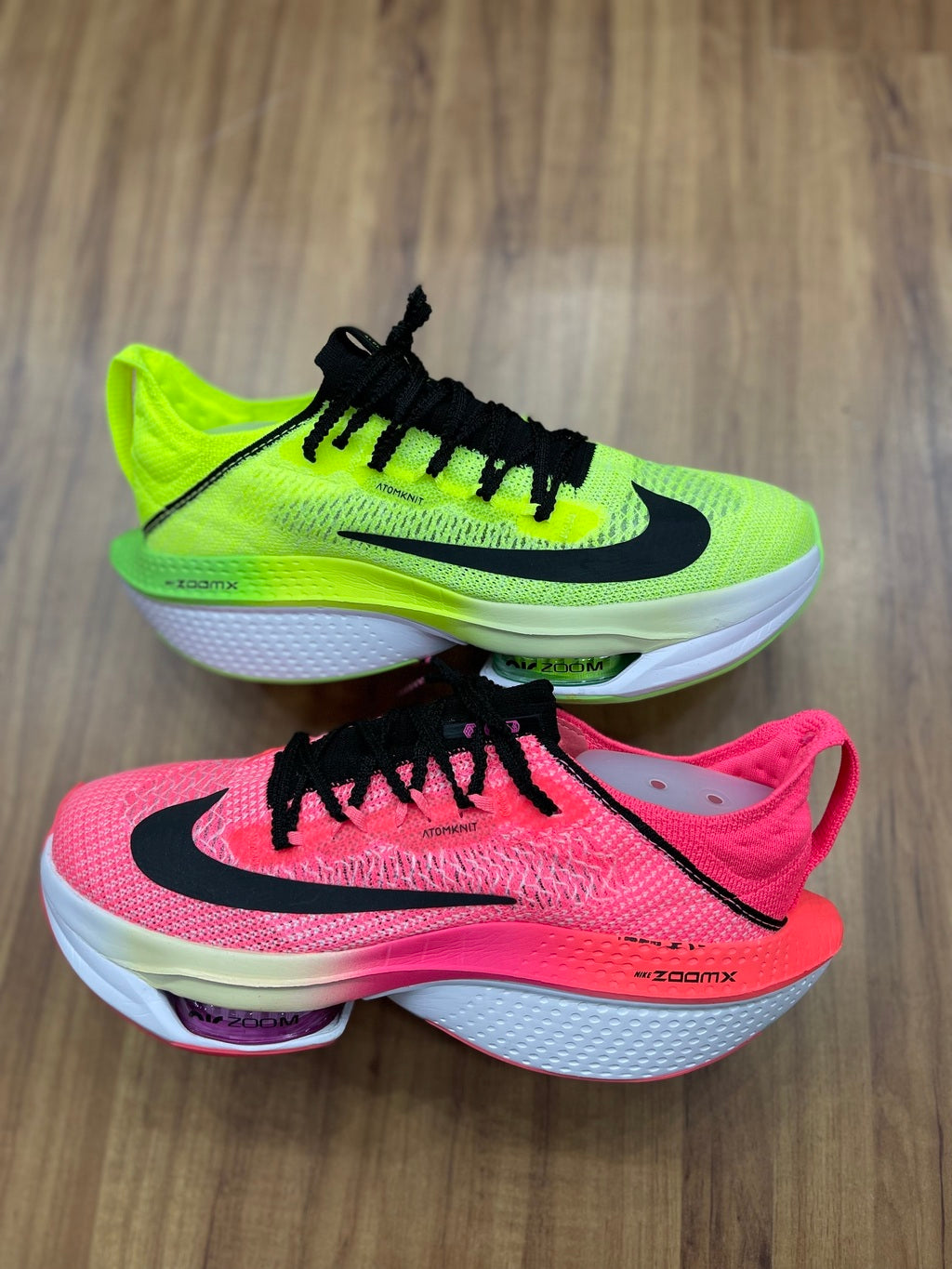 Air Zoom Alphafly "Verde/Rosa"